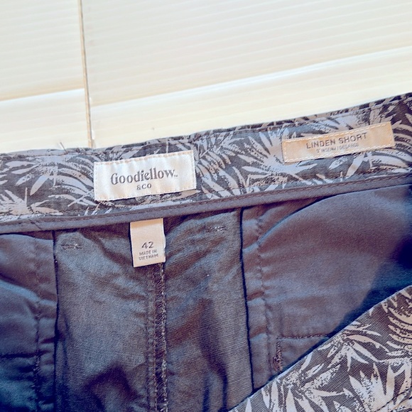 Pair Goodfellow Cotton Stretch Activewear Graphic Designed Shorts 42 NWT - Picture 13 of 14